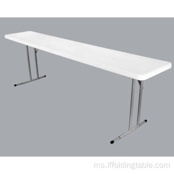 8FT Rectangle Round Table Folding yang sempit